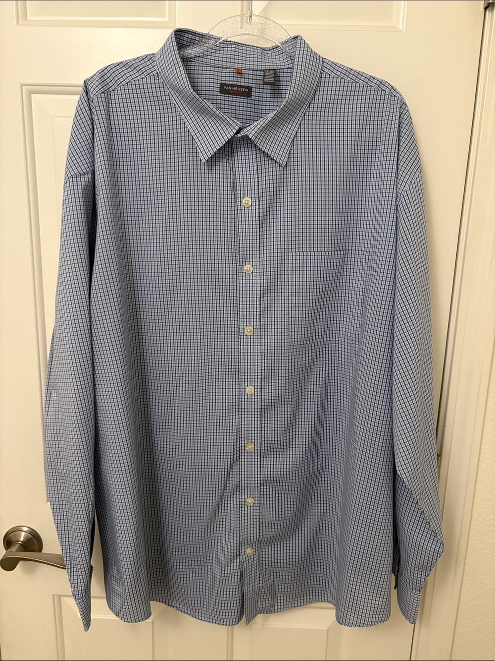 Men’s Big and Tall Plaid Button Down Size 3XLT/20-20.5.